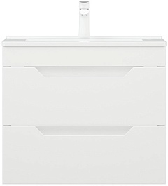 Corozo Тумба под раковину Юта 65 Z2 подвесная белая – фотография-1